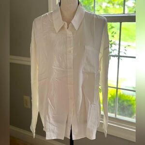 Vintage‑Inspired Off‑White Button‑Down XL | Relaxed Oversized Fit - NWT #casual